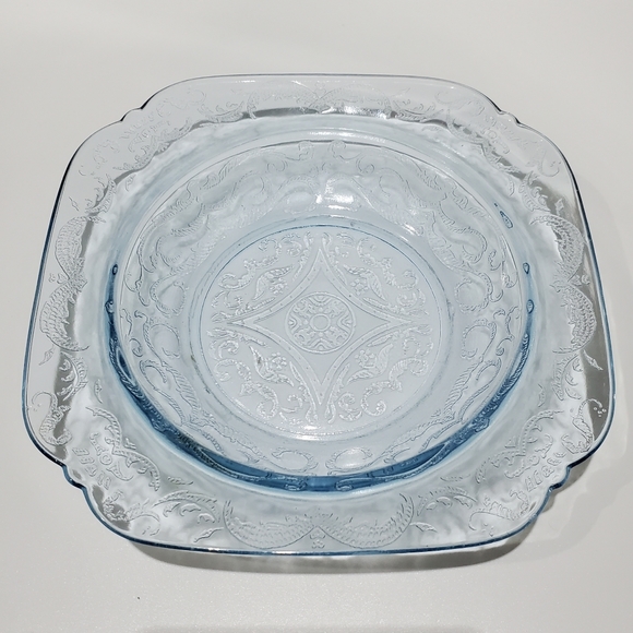Vntg 6 7/8" "Recollection Blue" Bowl by Indiana Glass - Picture 6 of 11